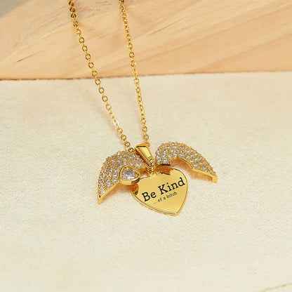 Engrave Name Open Heart Neckless