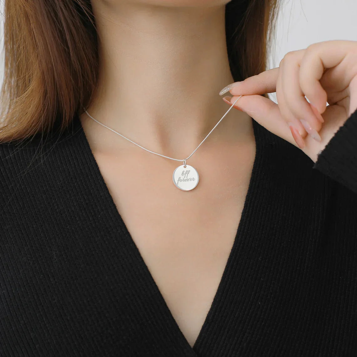 Coin Engraved Pendant