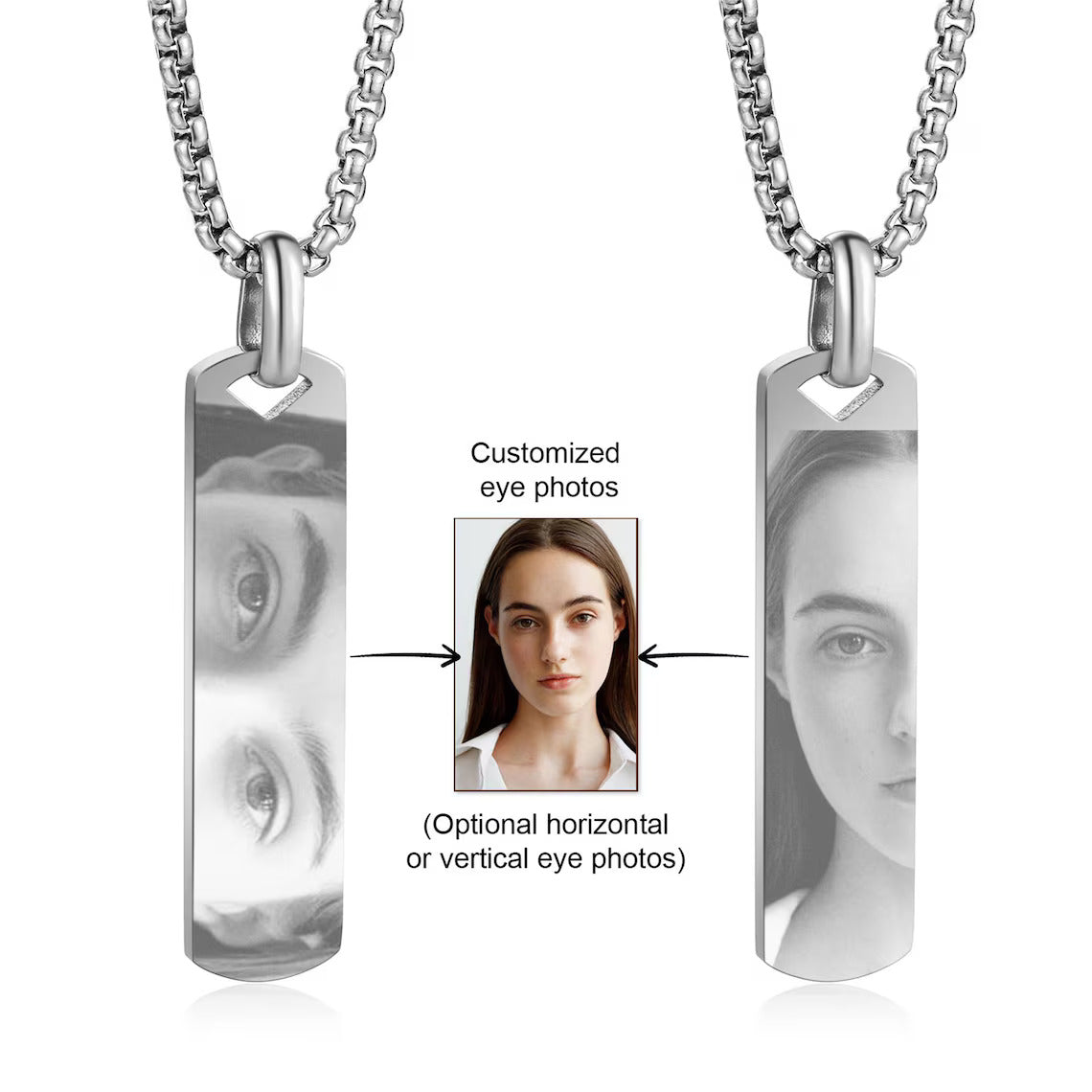 Personalised Eye Necklace