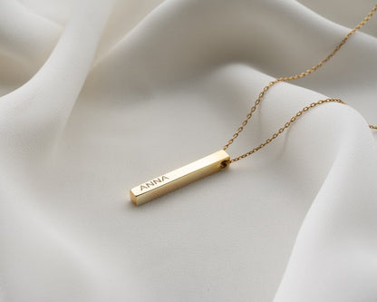 Custom Bar Necklace 1 Sides