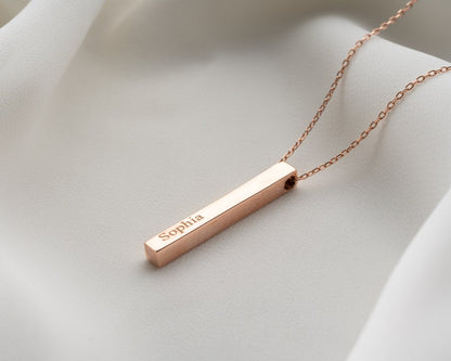 Custom Bar Necklace 1 Sides