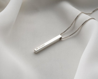 Custom Bar Necklace 1 Sides