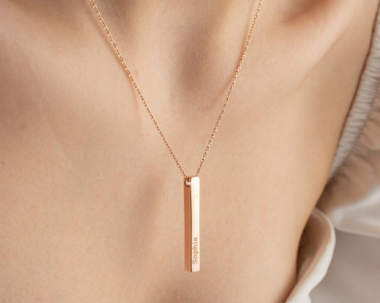 Custom Bar Necklace 1 Sides